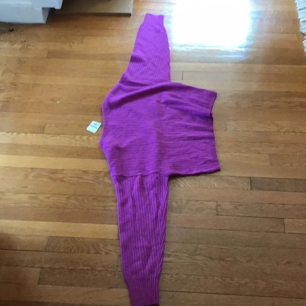 NWT Free People Elias Cashmere Sweater purple